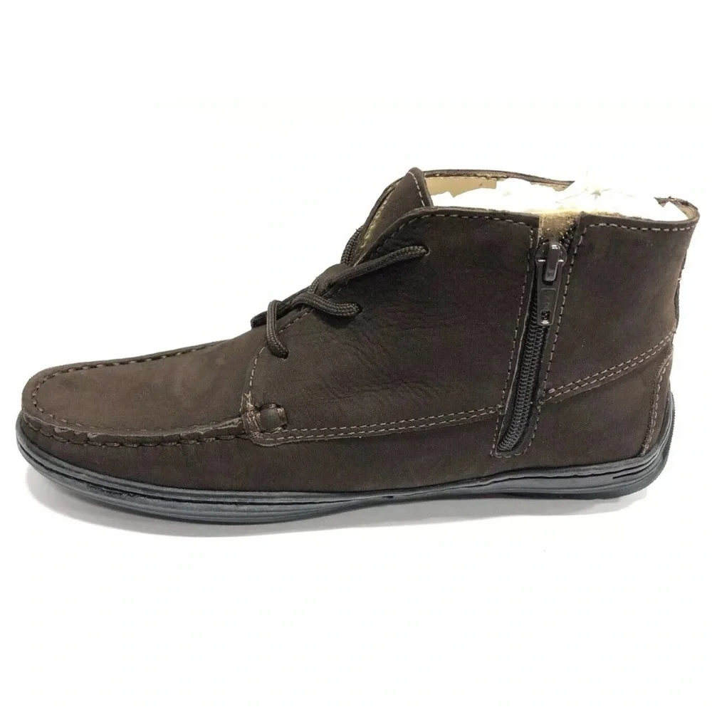 Marc Joseph Youth Houston Brown Ankle Booties, Girls’ Size 3 M